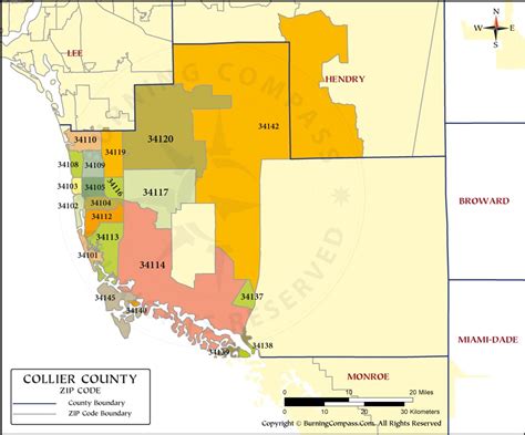 Collier County Florida Map Printable Maps