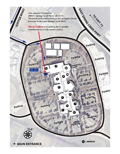 Collin College Spring Creek Map Maping Resources