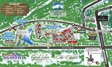 Collins Lake Resort Map