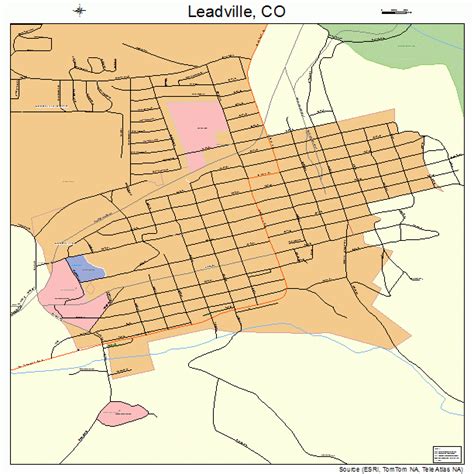 Buy map Leadville and Fairplay, Colorado, Map 110 by National