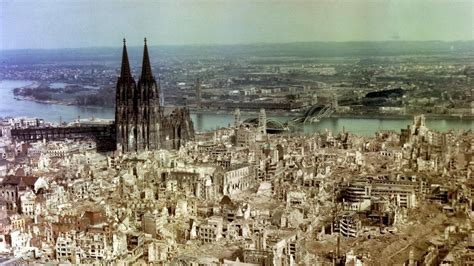 Cologne destroyed in WWII