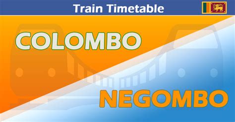 Colombo to Negombo Train
