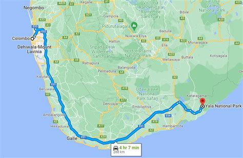 Colombo to Yala transfer