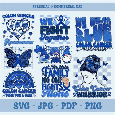 Download Colon Cancer Awareness Svg Printable