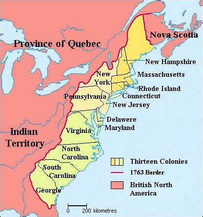 THE THIRTEEN COLONIES