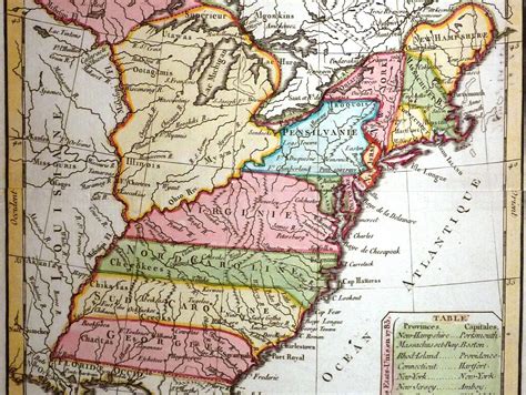 Colonial Map Of America