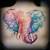 Color Elephant Tattoo