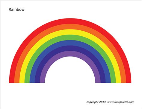 Color Rainbow Template
