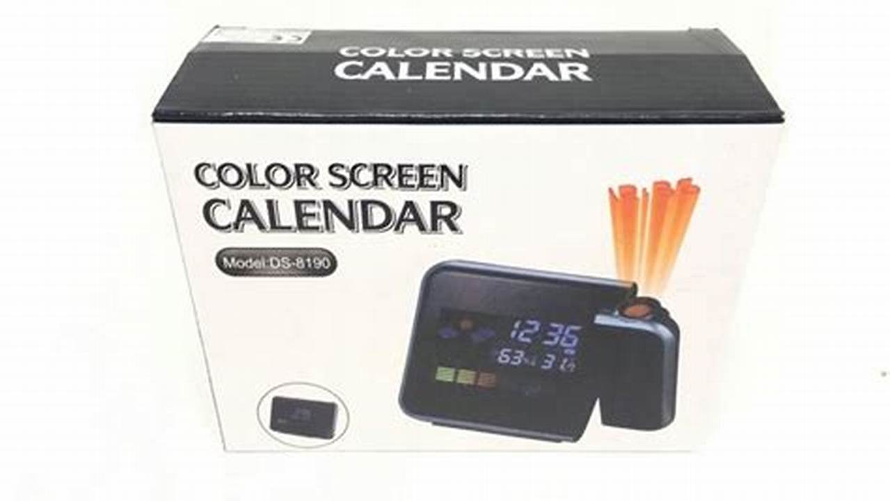 Color Screen Calendar Model 2025 Printable