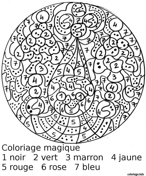 Coloriage Magique No Euml L Cm1100