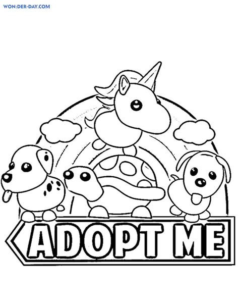 Coloriage Roblox Adopt Me Twitter