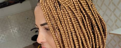 Empowered and Beautiful with Color 27 Box Braids on Dark Skin