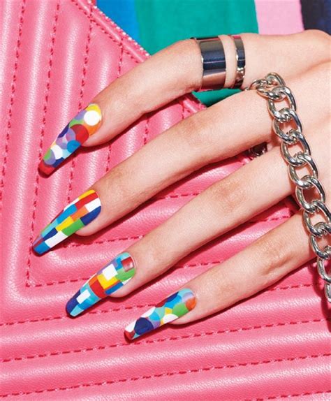 Color Blocking Nails