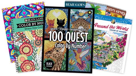 Color By Number Coloring Books For Adults