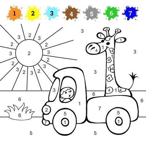 Color By Numbers Page