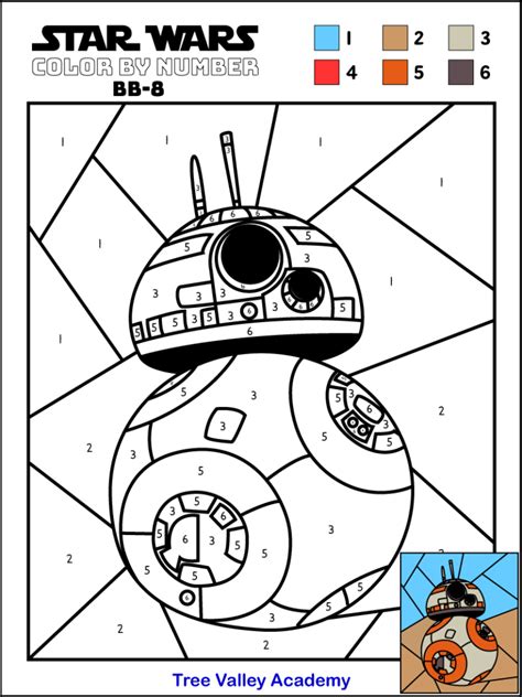 Color By Numbers Star Wars
