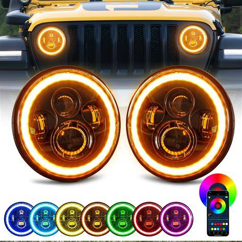 Color Changing Headlights For Jeep Wrangler