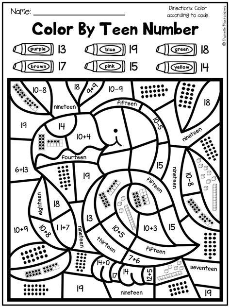 Color Code Coloring Pages