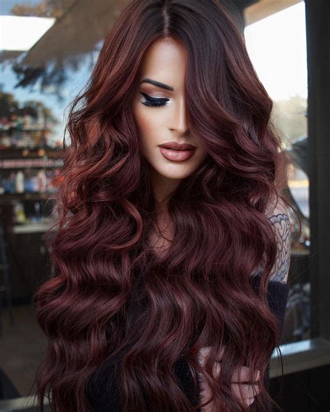 Color De Pelo Burgundy