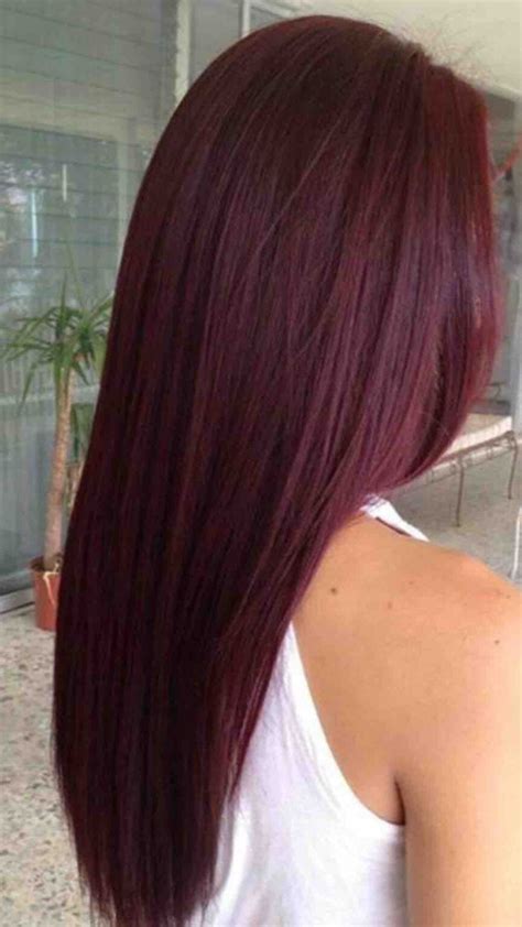 Color De Pelo Vino Tinto