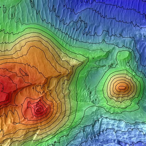 Surfer 2D & 3D mapping, modeling and analysis software Color map of