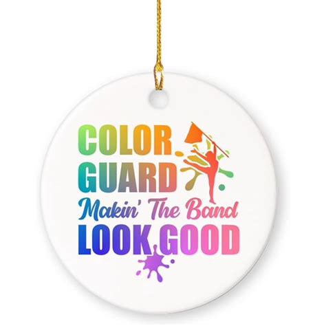 Color Guard Christmas Ornaments