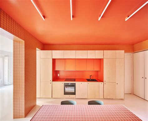 Color Mandarina En Paredes