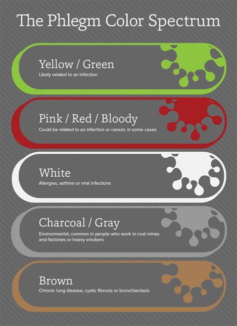 Color Of Phlegm Chart