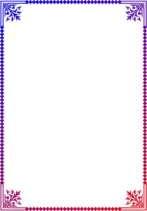 Color Page Border
