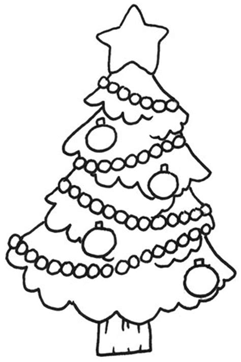 Color Page Christmas Tree