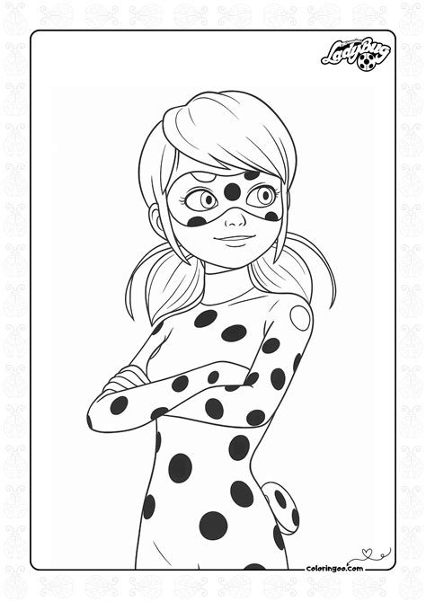 Color Page Ladybug
