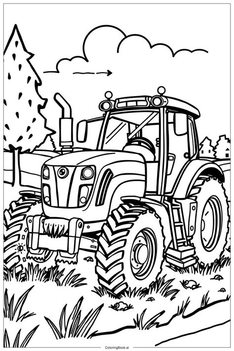 Color Page Tractor