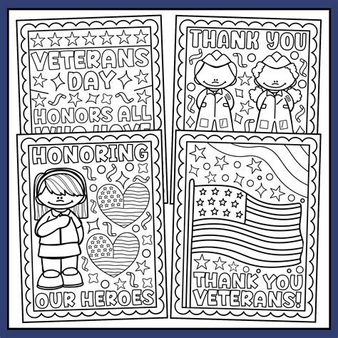 Color Pages For Veterans Day