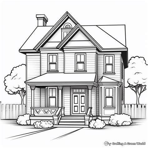 Color Pages House