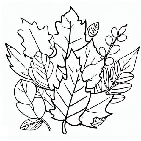 Color Pages Leaves