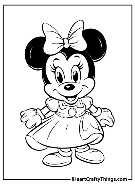 Color Pages Minnie Mouse