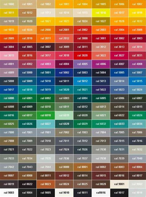 Color Paint Ral