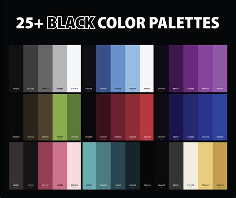 Color Palette Beyond Black
