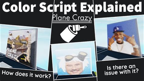 Color Scripting Explained - Roblox Plane Crazy - YouTube