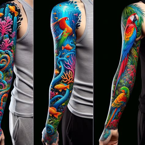 Color Sleeve Tattoo