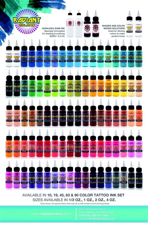 Unleashing a Spectrum of Brilliance: The Art of Color Mastery with Tattoo Ink