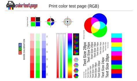 Color Test Page For Printer Pdf