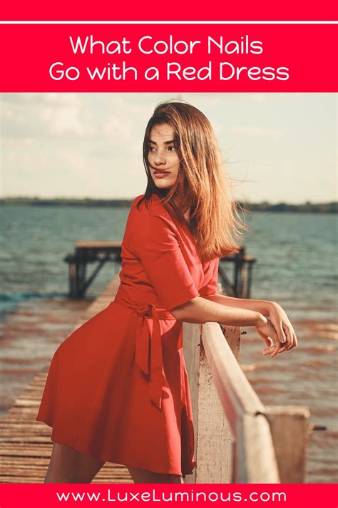 Color To Paint Nails With Red Dress