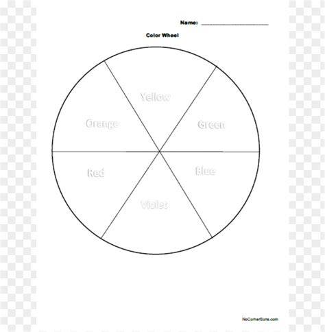 Color Wheel Coloring Page
