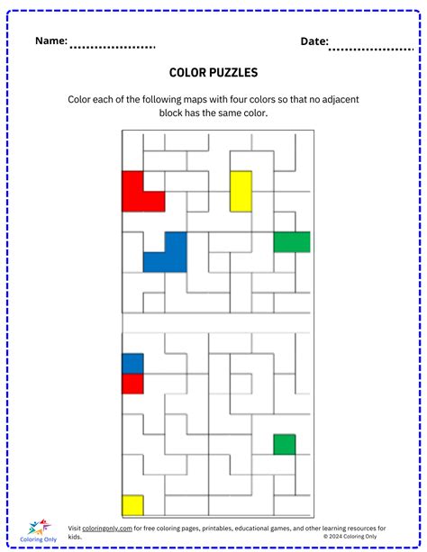 Color by Number Puzzles