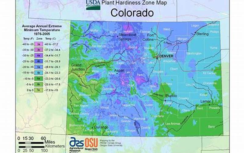 Colorado Planting Zone Map