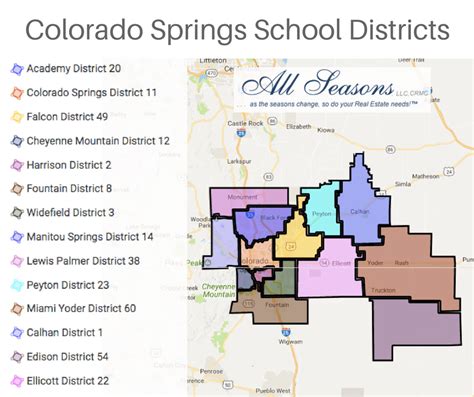 Colorado Springs School District Maps & Home Search by School District