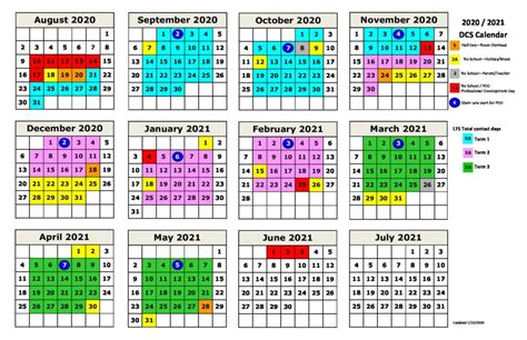 Colorado Christian Academic Calendar