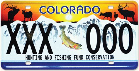 Colorado Hunting License Plate