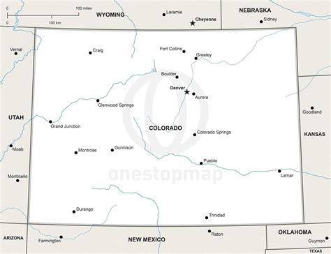 Map of Colorado A Source for All Kinds of Maps of Colorado